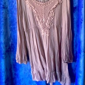 Blu Pepper Lavender sure dress with lace XL